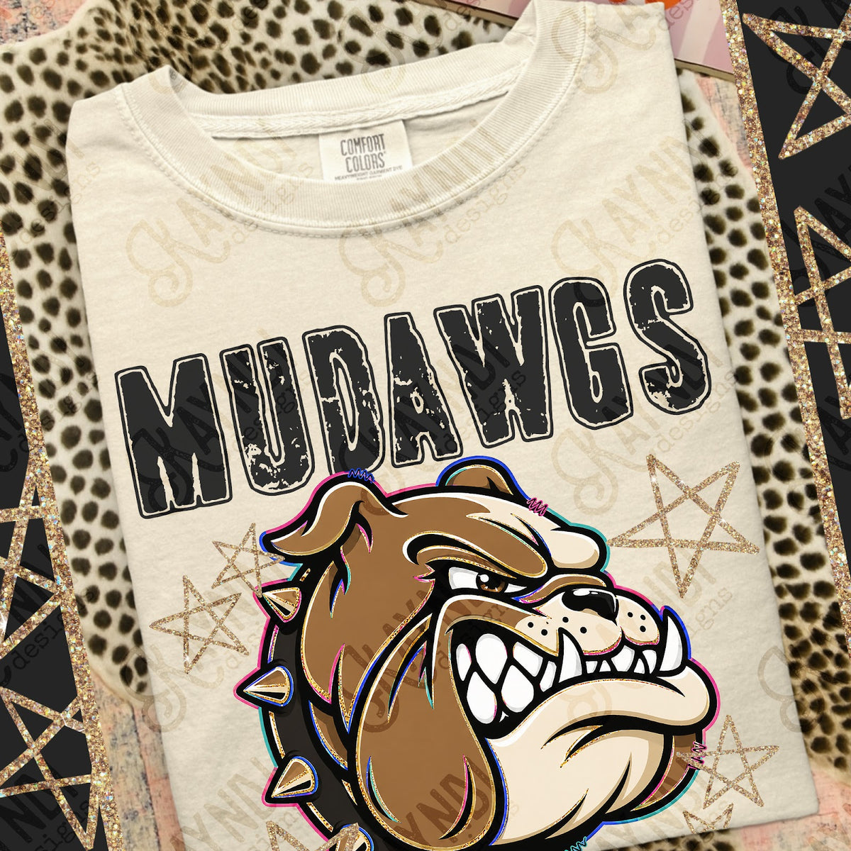 Grunge Varsity Mudawgs 5 Top