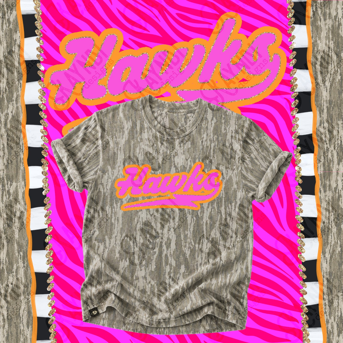 Prism Script Hawks Top