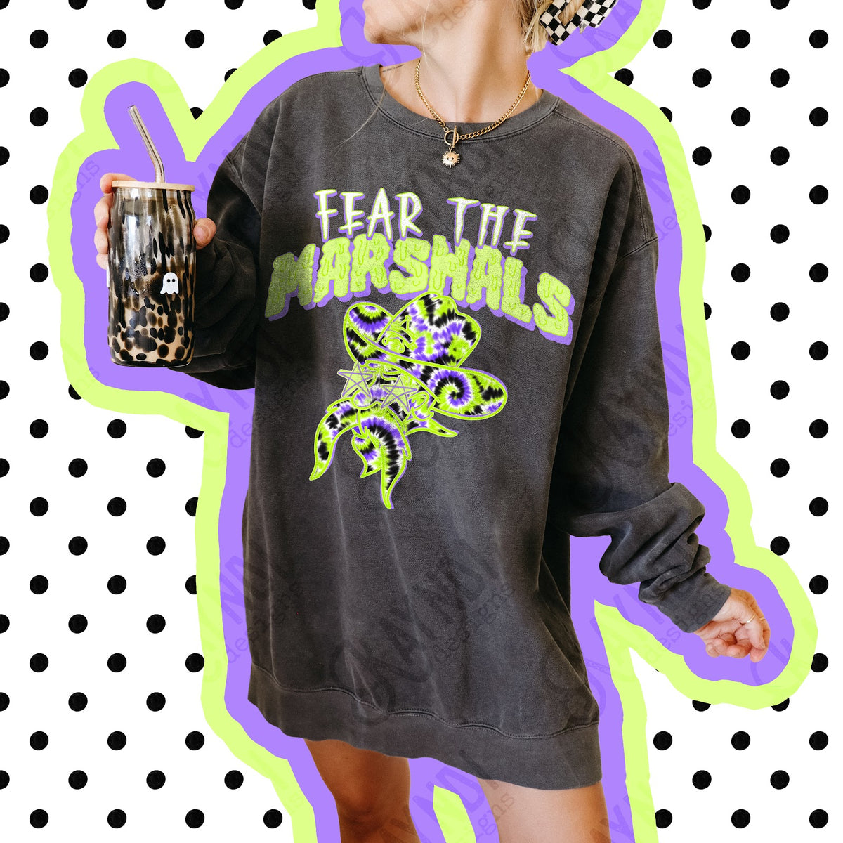 Fear the Marshals Top apparel mockup