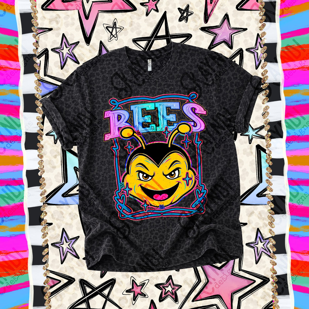 Retro Pop Bees Top