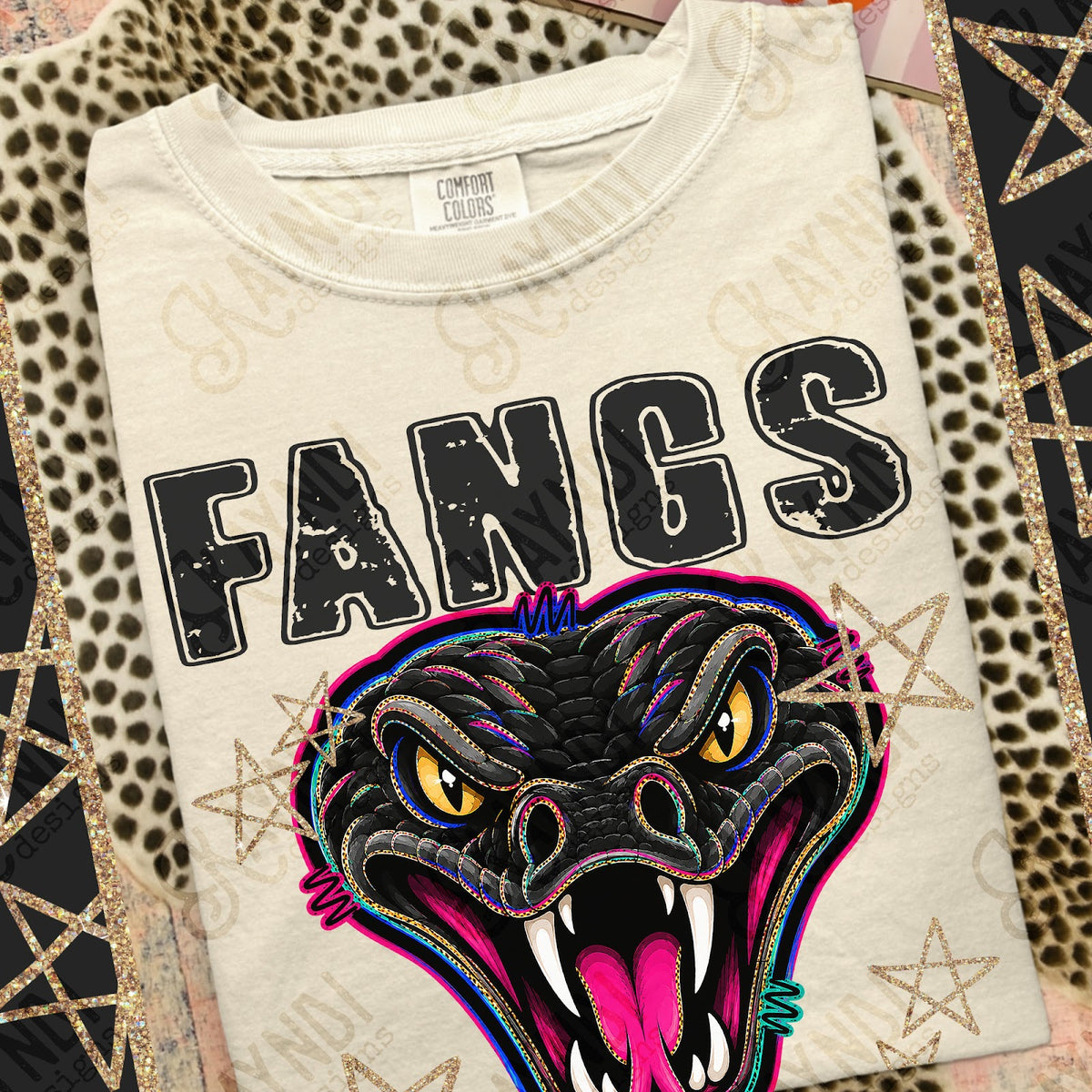 Grunge Varsity Fangs 3 Top