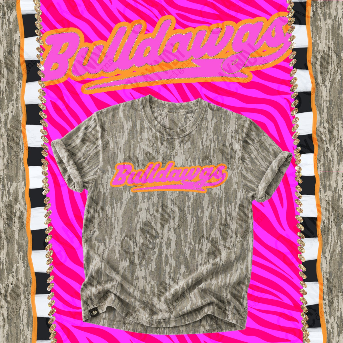 Prism Script Bulldawgs Top