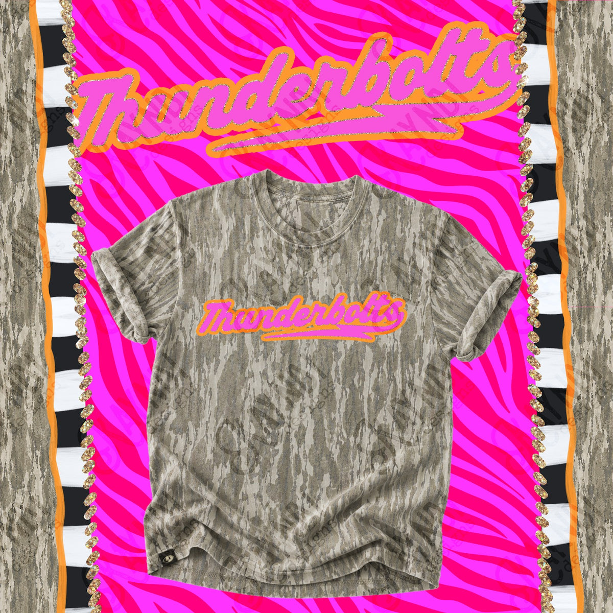 Prism Script Thunderbolts Top