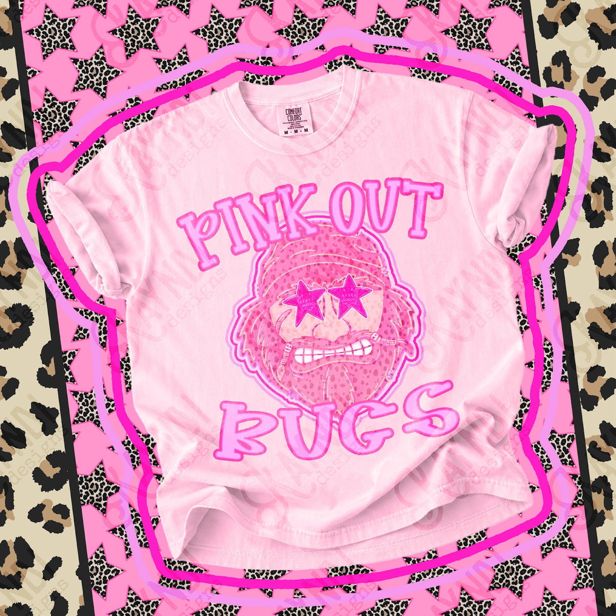 Pink Out Bucs 2 Top design mockup