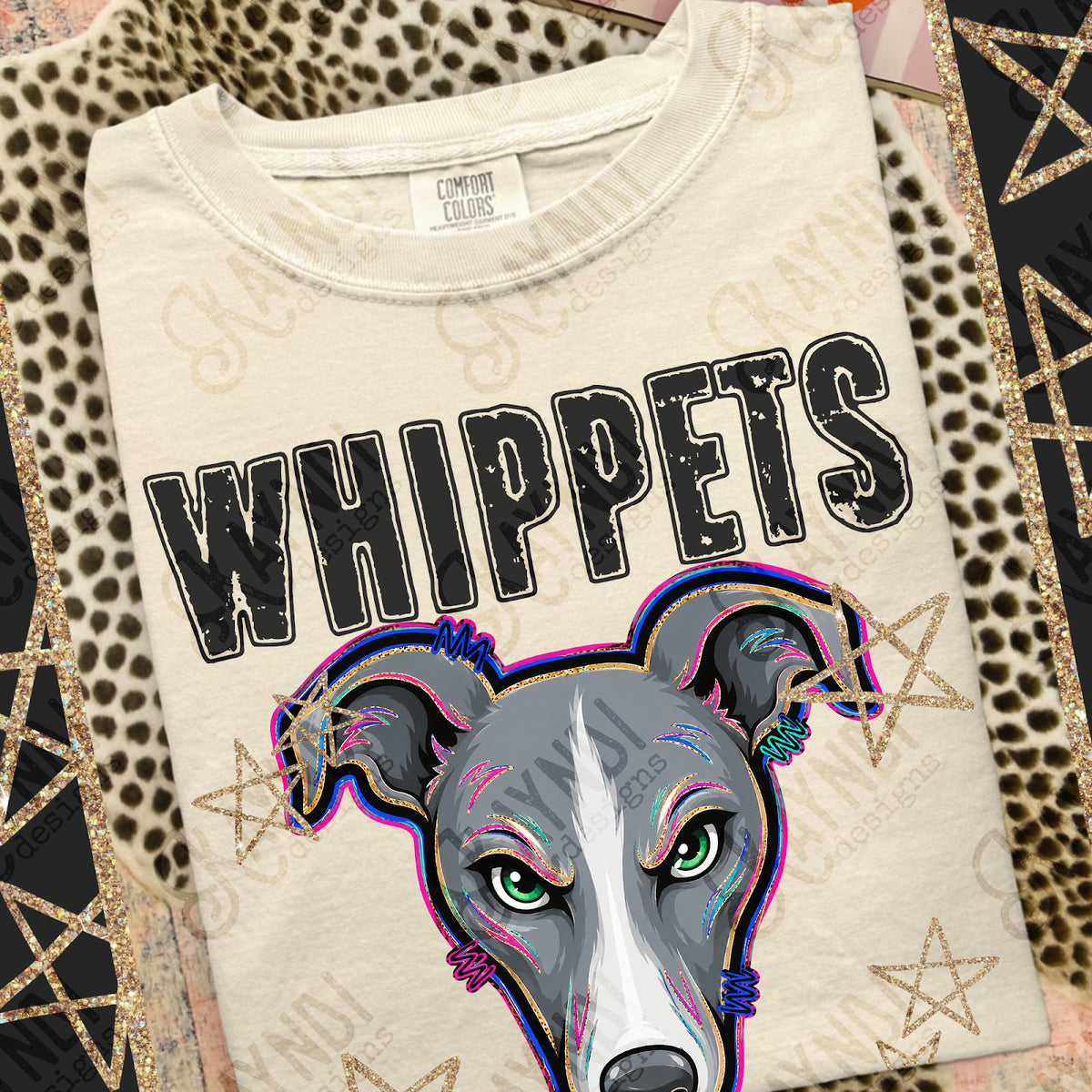 Grunge Varsity Whippets Top