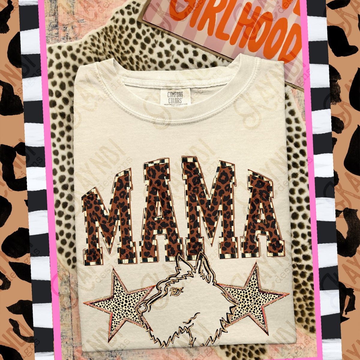 MAMA Scotties 2 Top design mockup