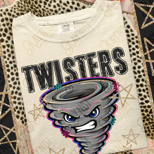 Grunge Varsity Twisters Top