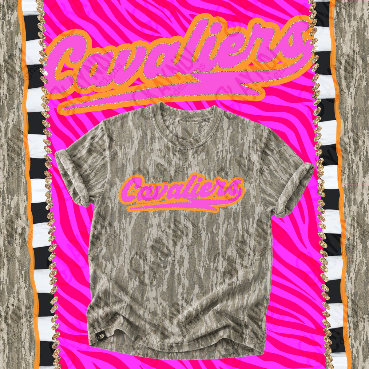 Prism Script Cavaliers Top