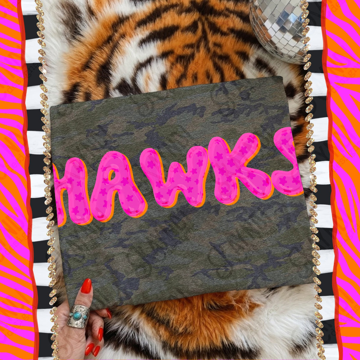 Bubble Stars Hawks Top