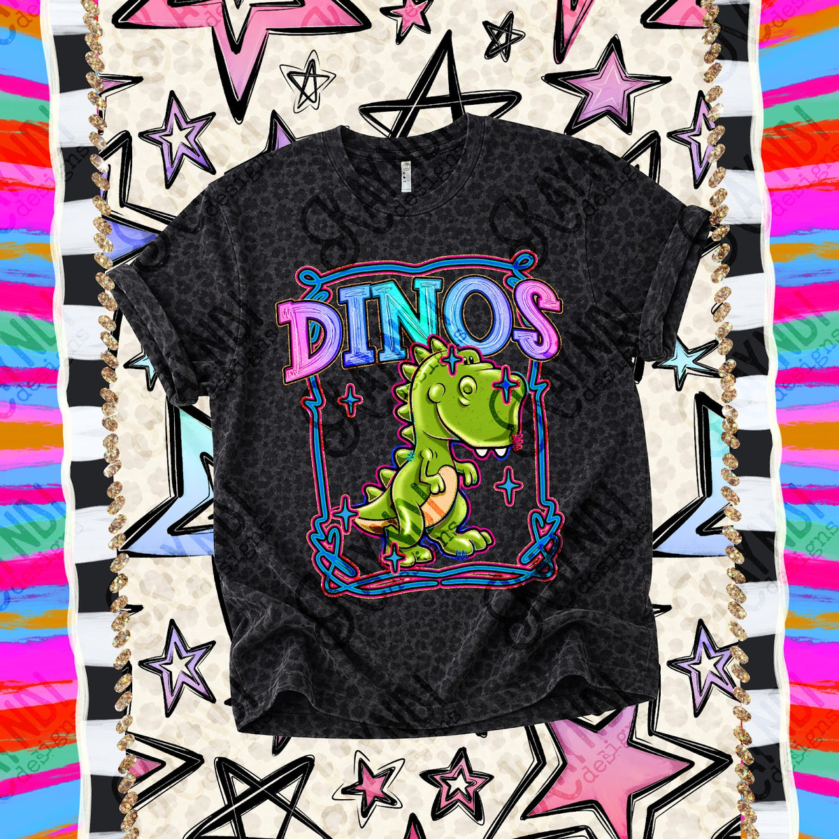 Retro Pop Dinos Top