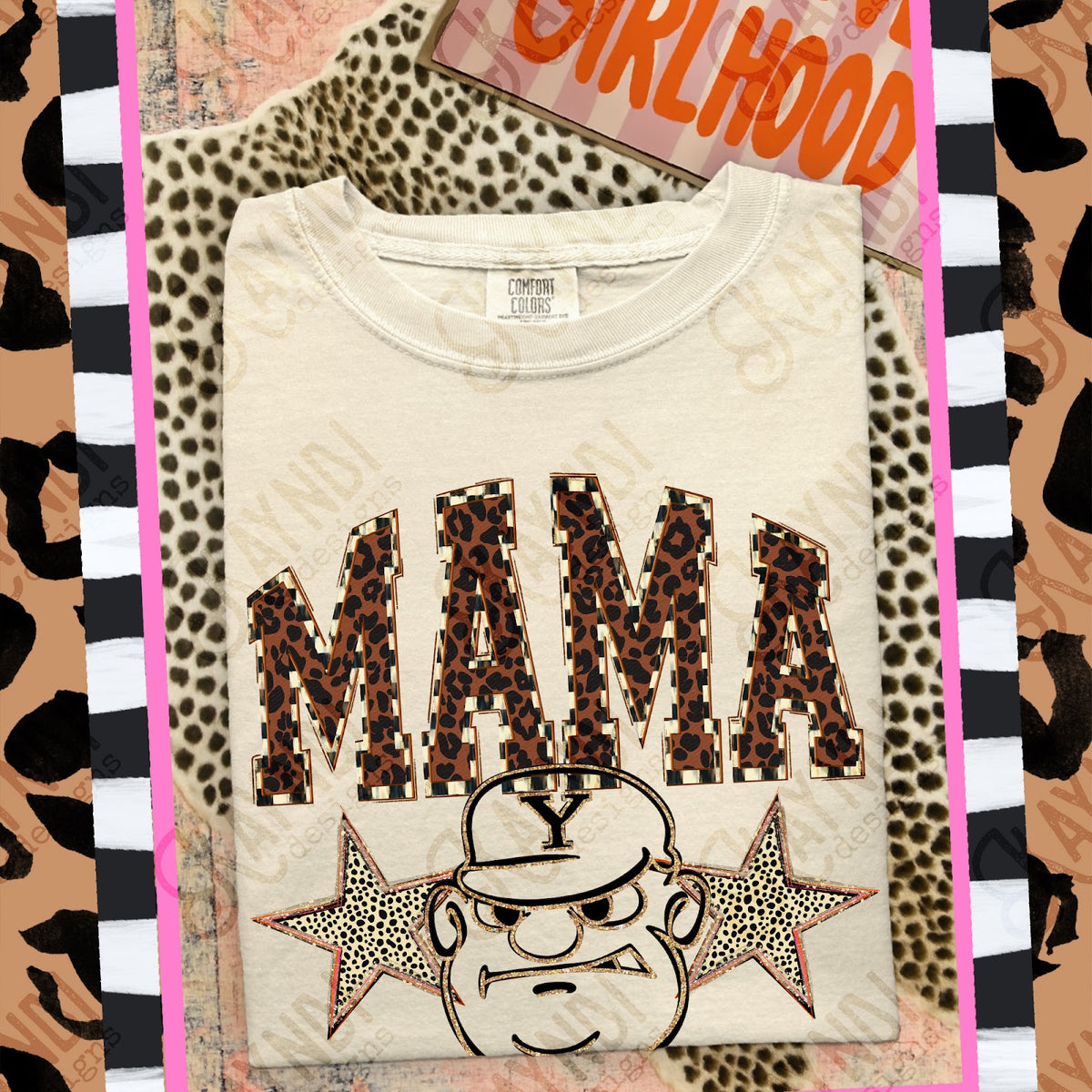 MAMA Millers Top design mockup