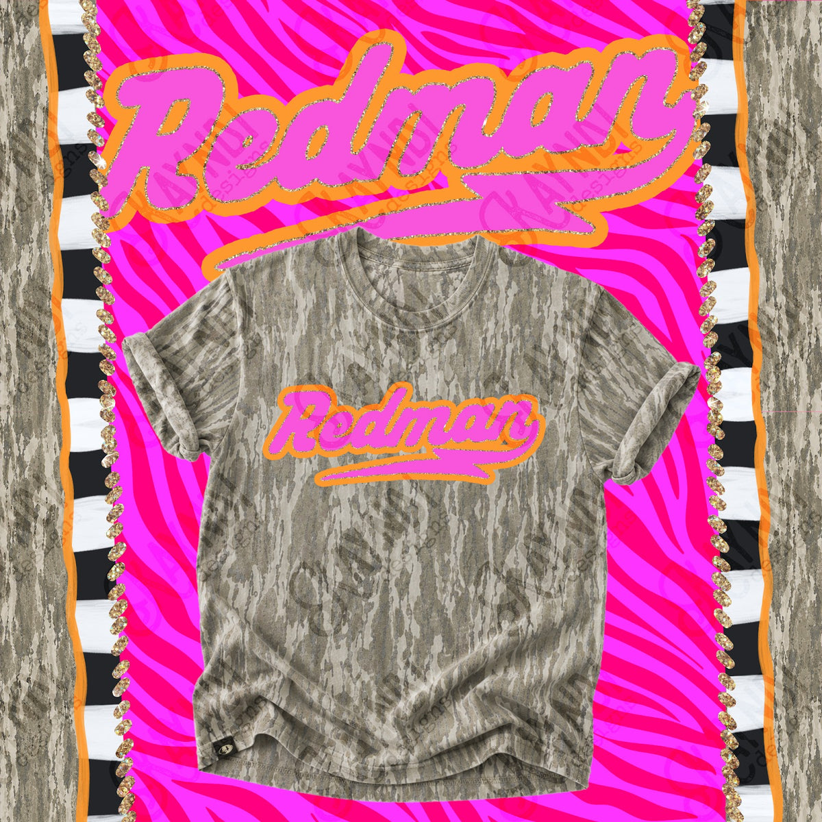 Prism Script Redman Top