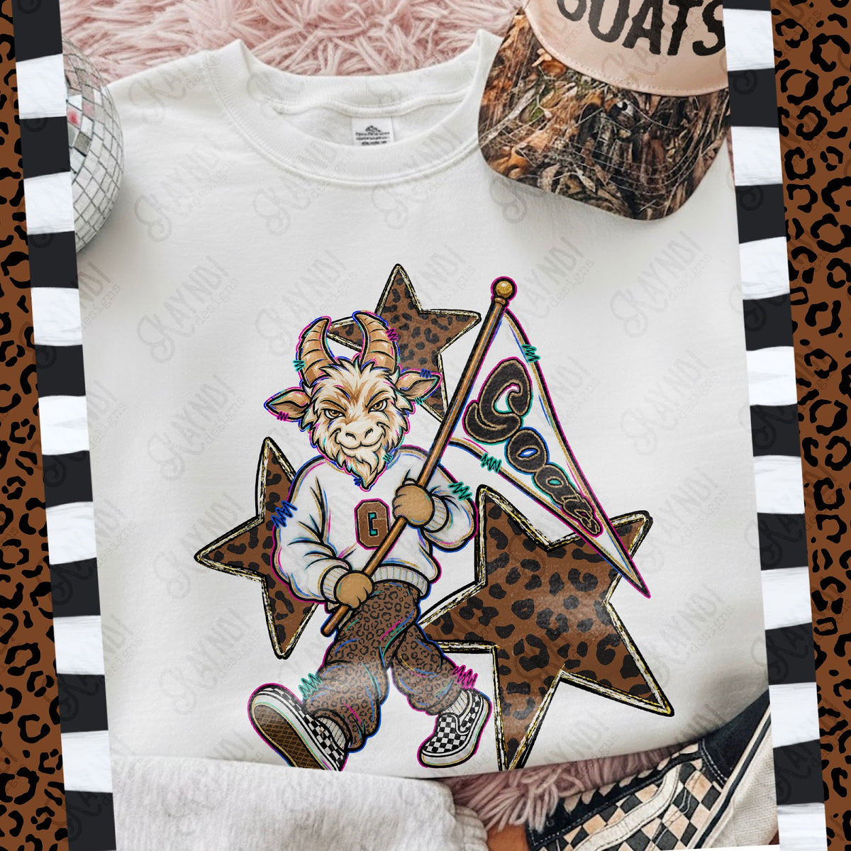 Leopard Sweats Goats Top