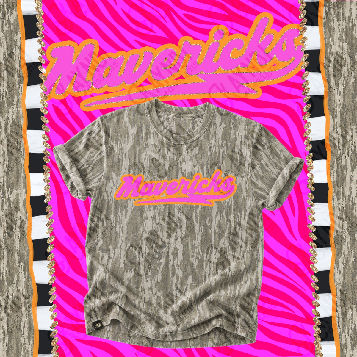 Prism Script Mavericks Top