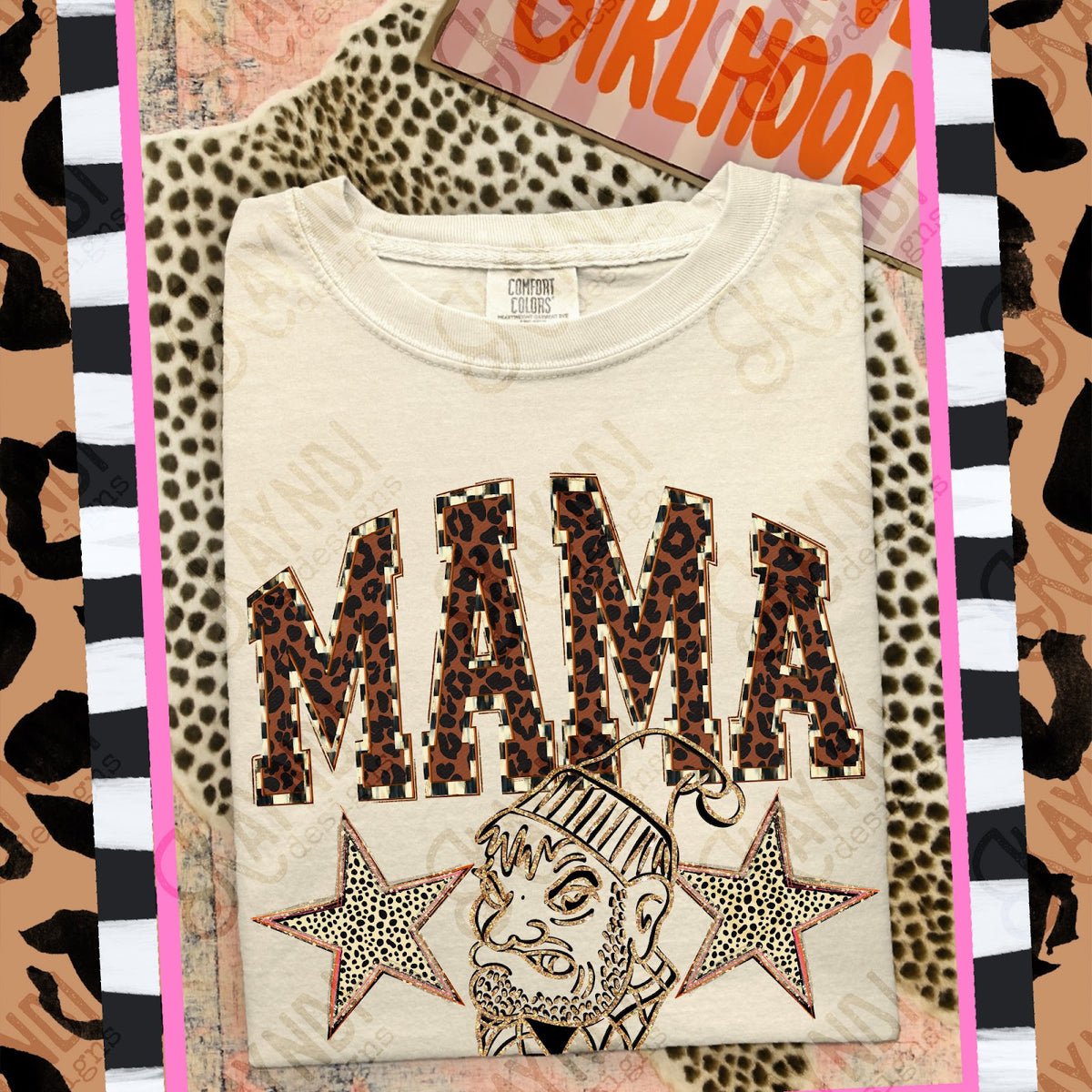MAMA Lumberjacks 2 Top design mockup