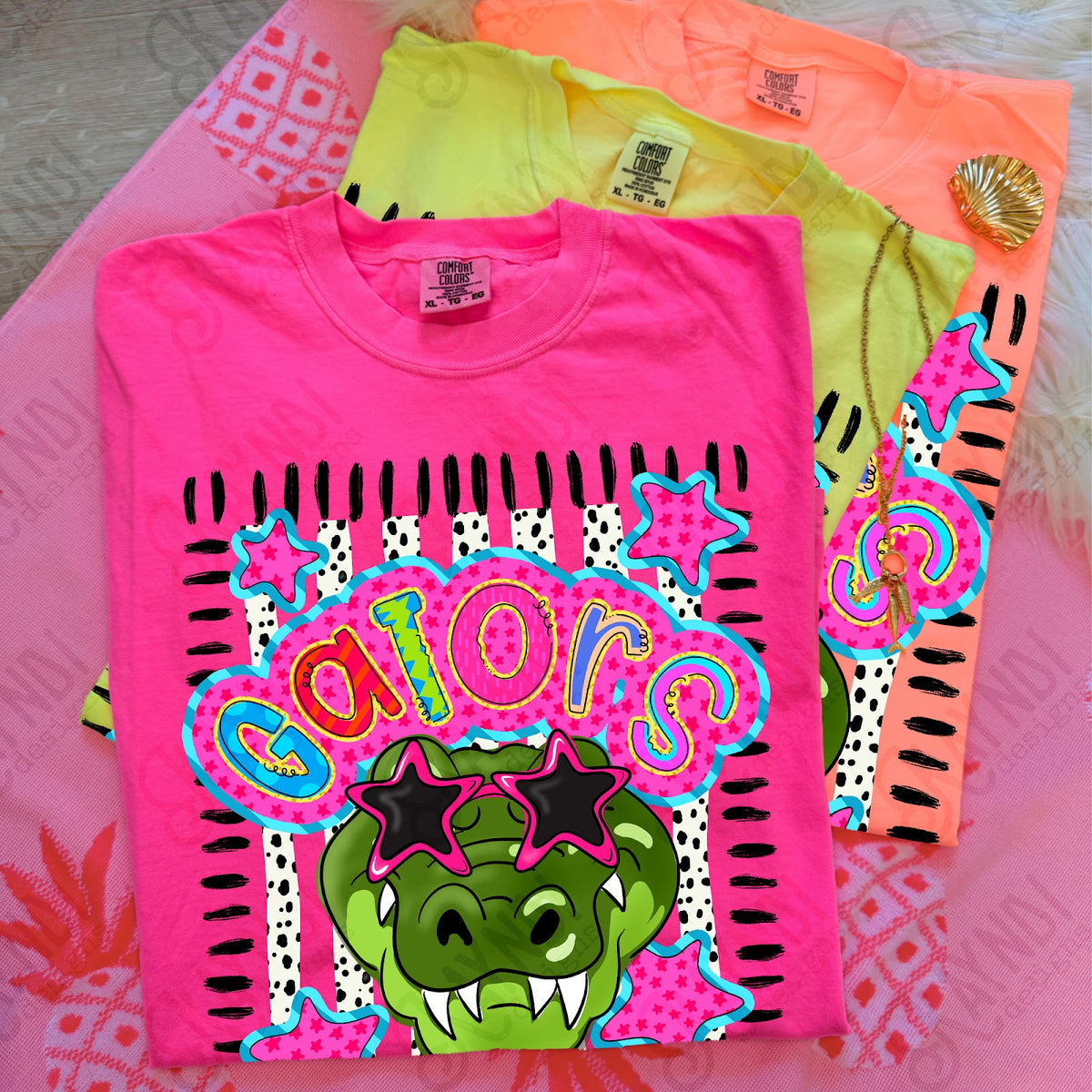 Doodle Star Sunglasses alligator Top