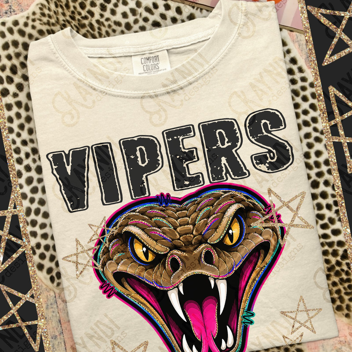 Grunge Varsity Vipers Top