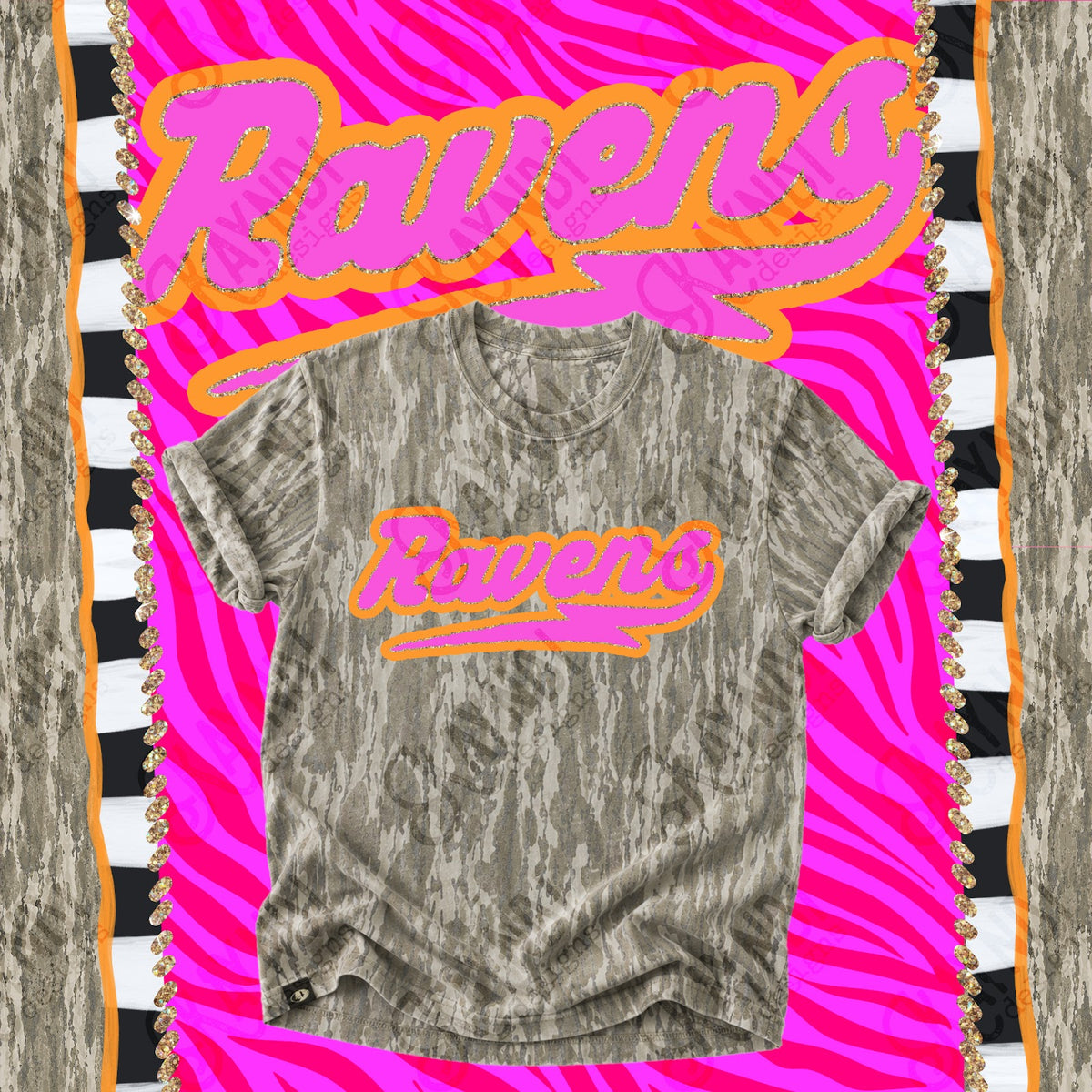Prism Script Ravens Top