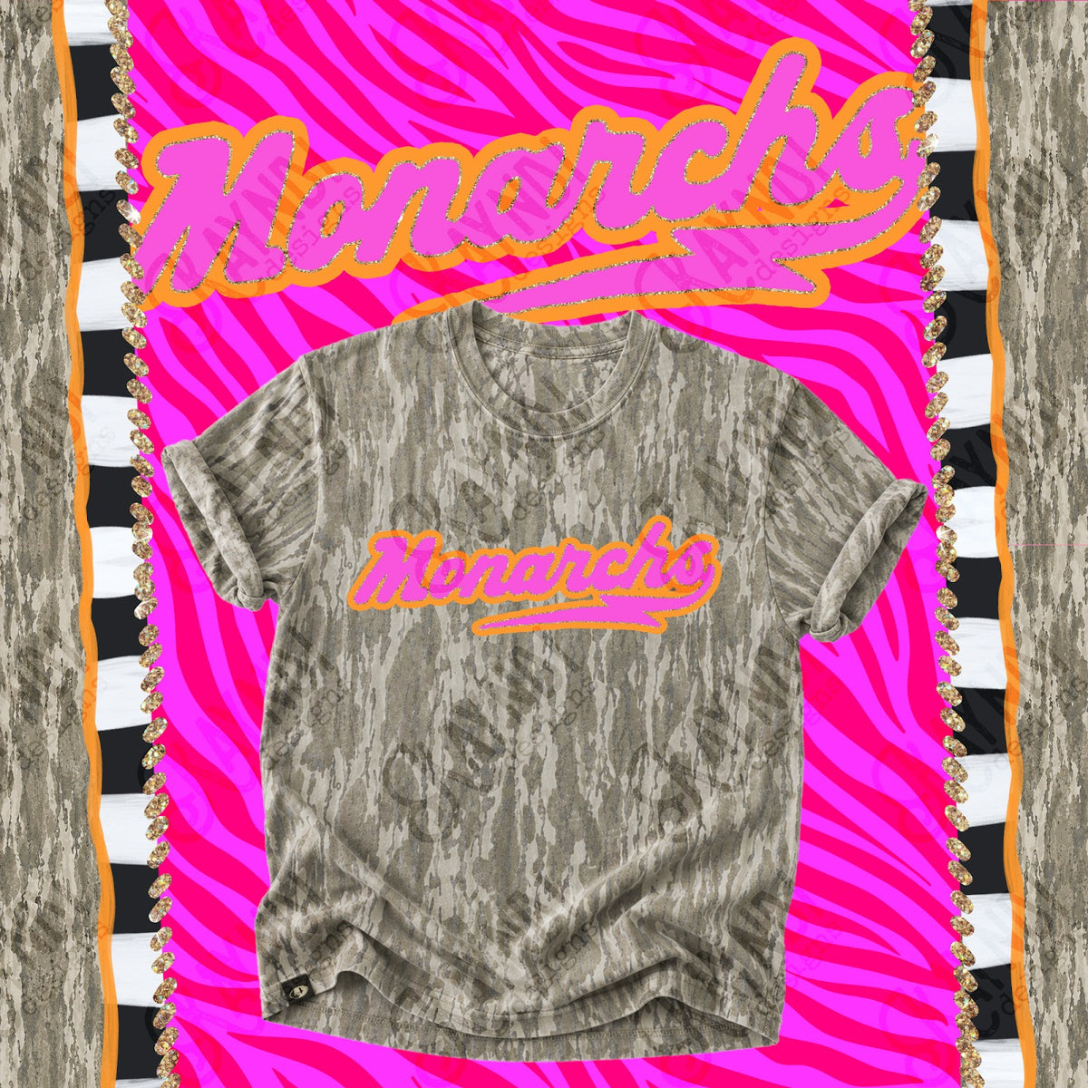 Prism Script Monarchs Top