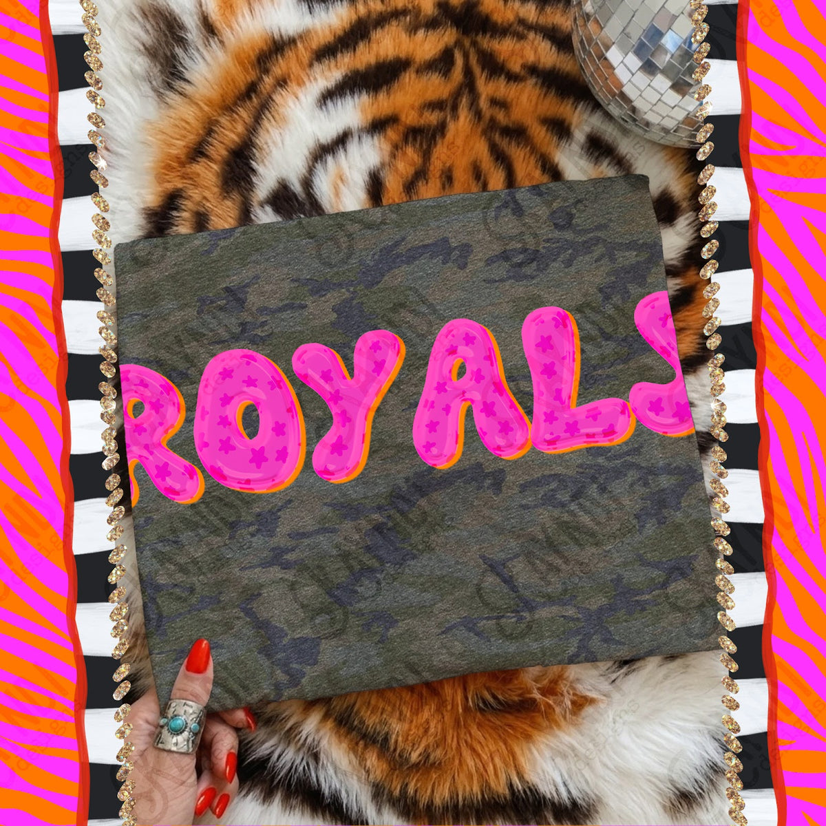 Bubble Stars Royals Top