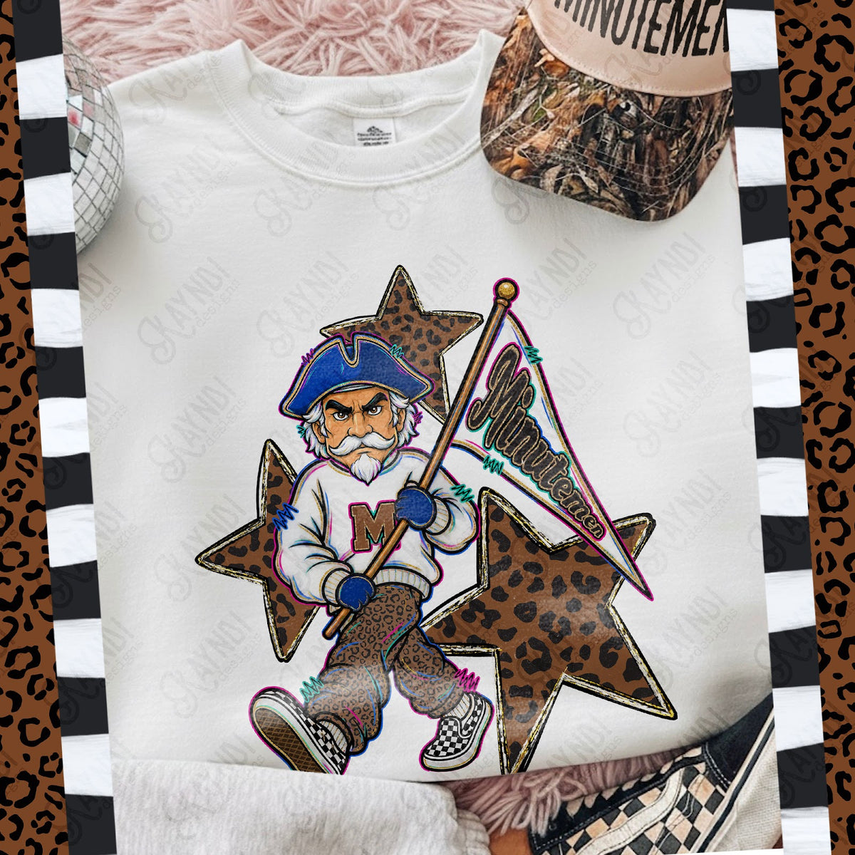 Leopard Sweats Minutemen 2 Top