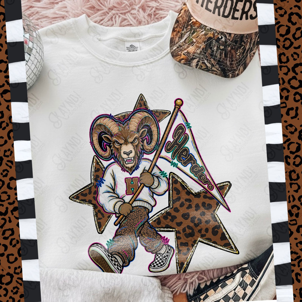 Leopard Sweats Herders Top