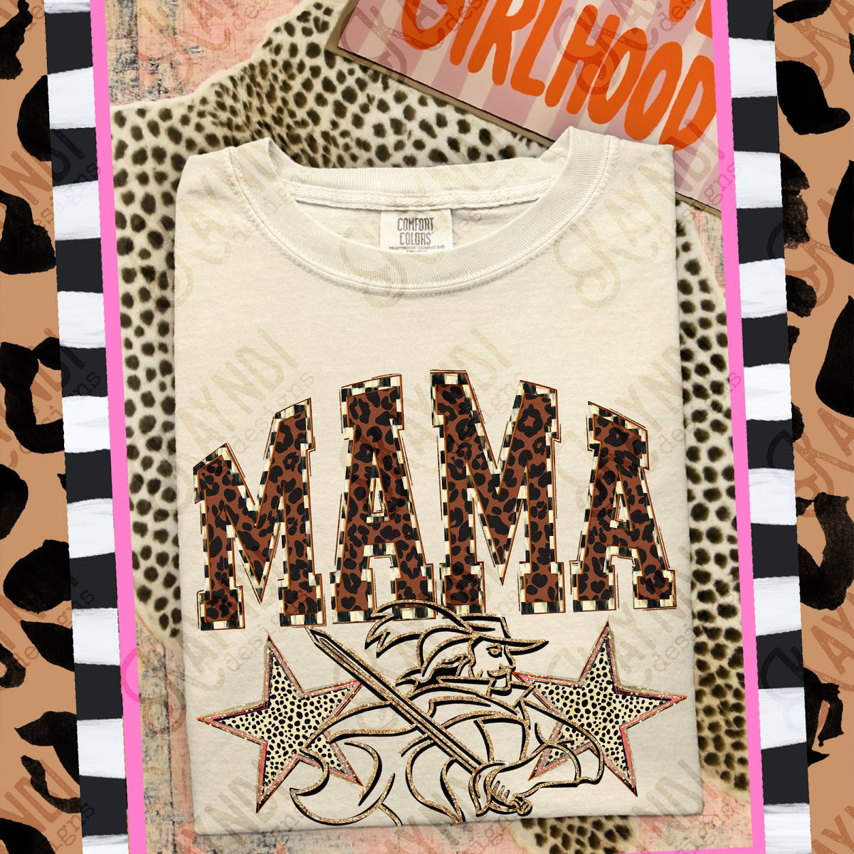 MAMA Musketeers 2 Top design mockup