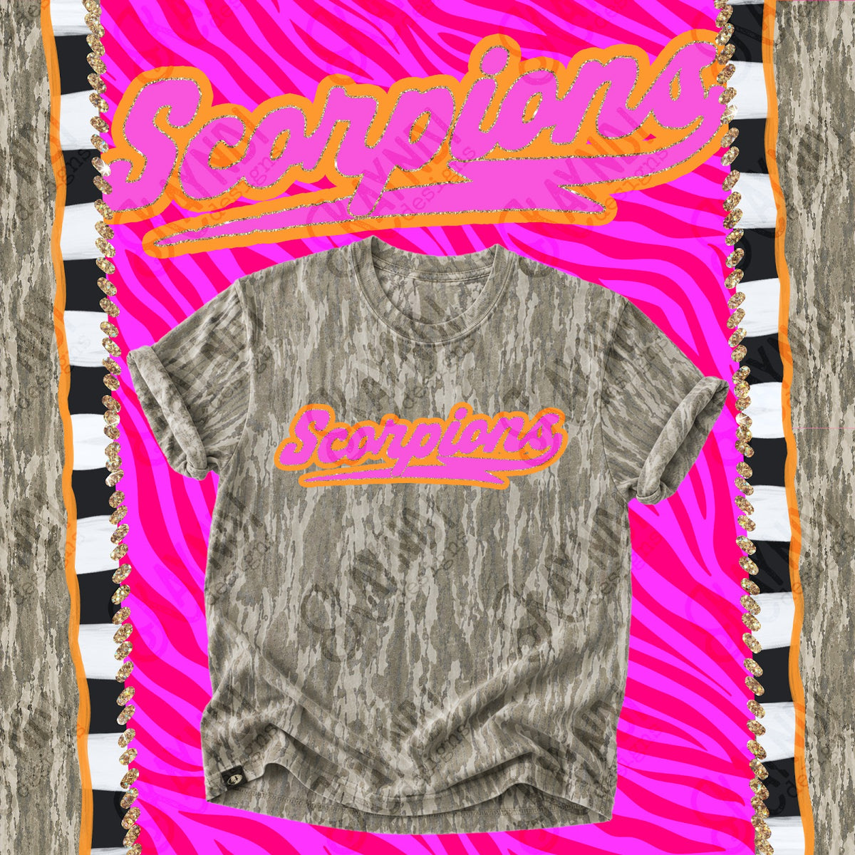 Prism Script Scorpions Top