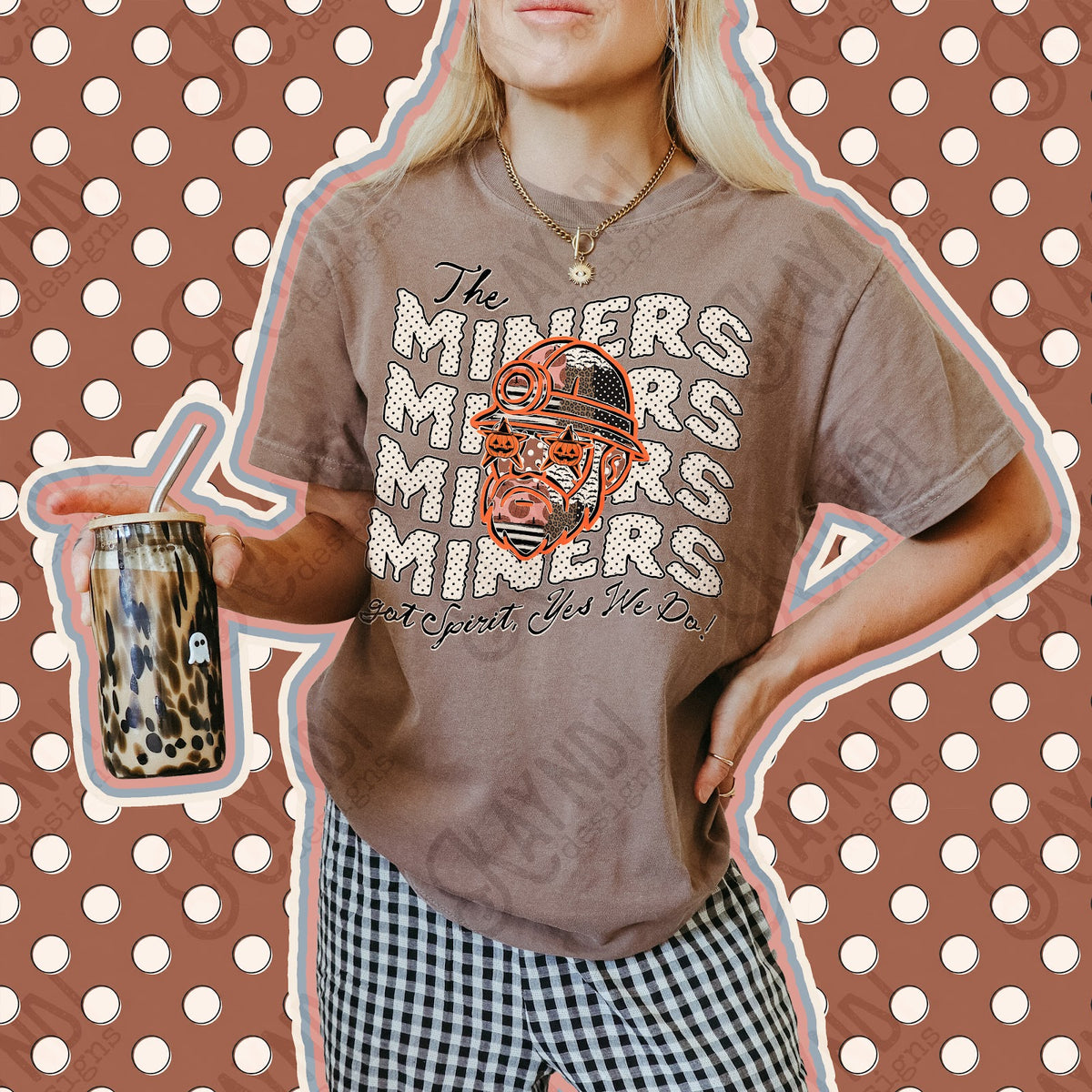 Patchwork Pumpkin Spirit Miners Top