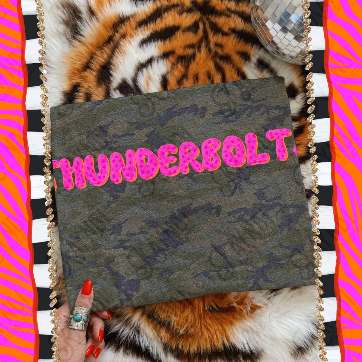 Bubble Stars Thunderbolts Top
