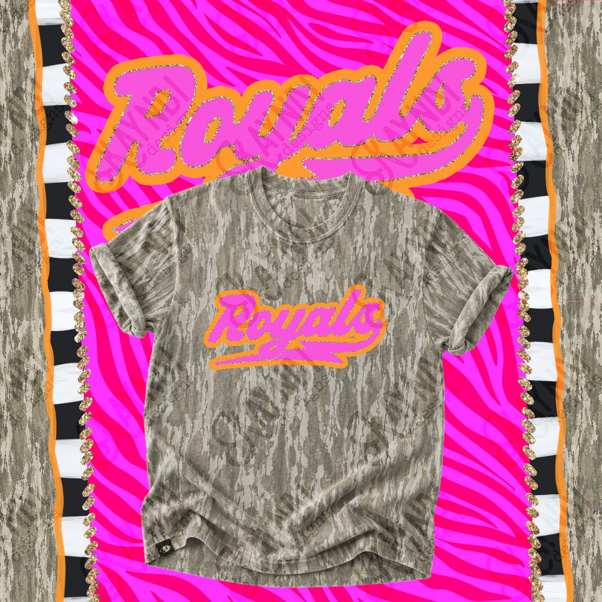 Prism Script Royals Top