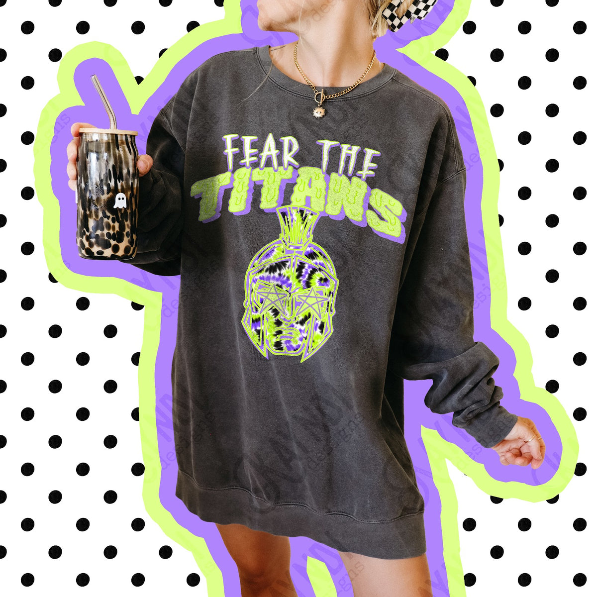 Fear the Titans Top apparel mockup