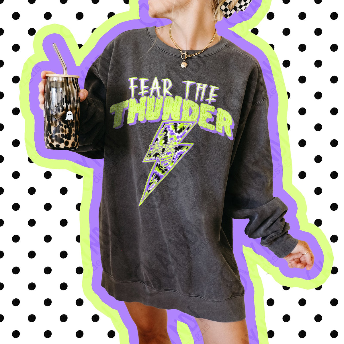 Fear the Thunder 2 Top apparel mockup