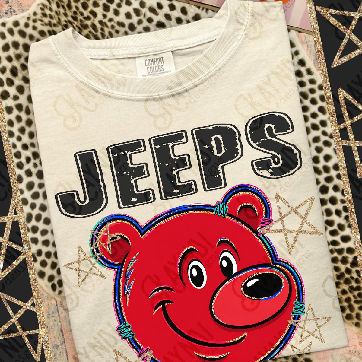 Grunge Varsity Jeeps Top