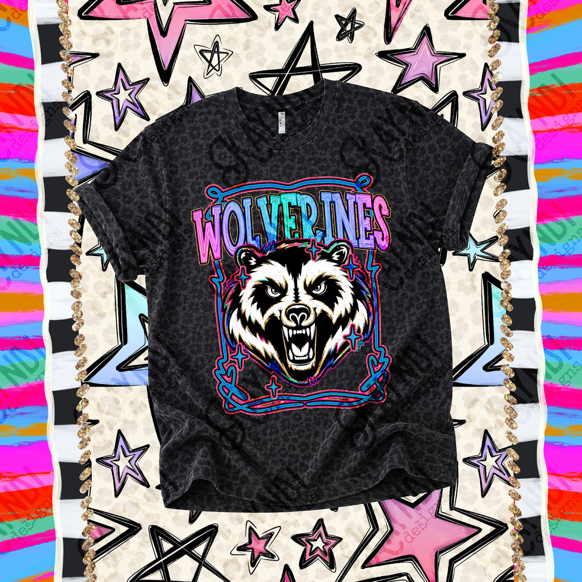 Retro Pop Wolverines Top