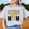 Five Star Baseball Mom Bow Design- All Styles