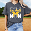 Five Star Baseball Mom Bow Design- All Styles