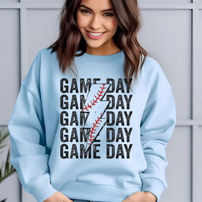 Game Day Lightning Bolt Top