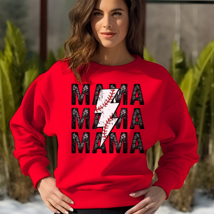 MAMA x3 Baseball Lightning Bolt Tops