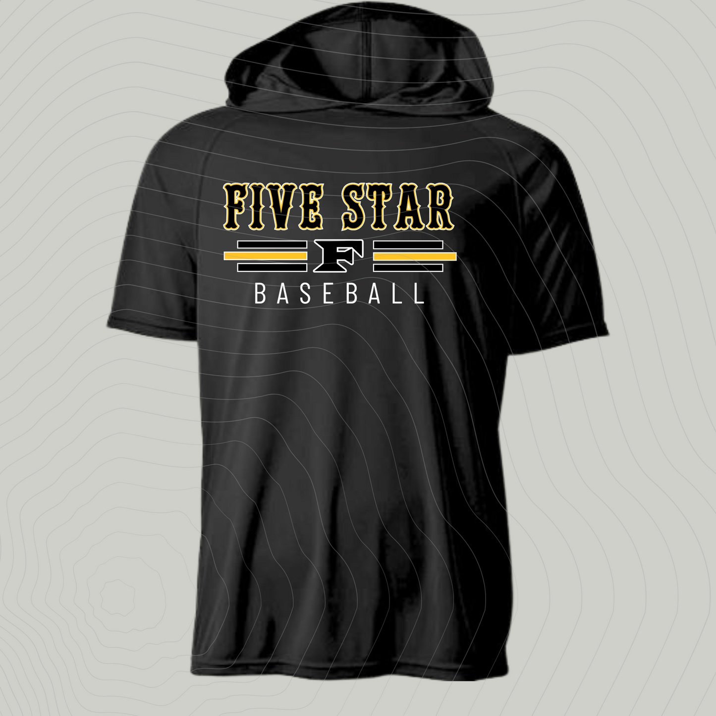 Design D-BLACK- Short/ Long Sleeve with HOOD