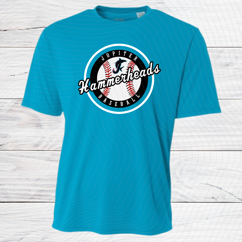 Hammerheads-C-BLUE- Short Sleeve/Long Sleeve Cotton and Dri Fit