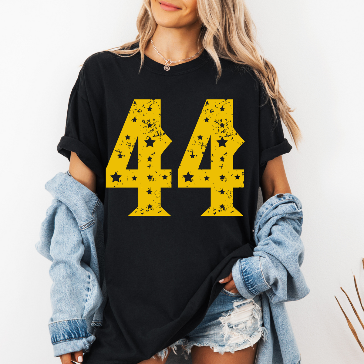 Custom Grunge Stars Top — design example 5