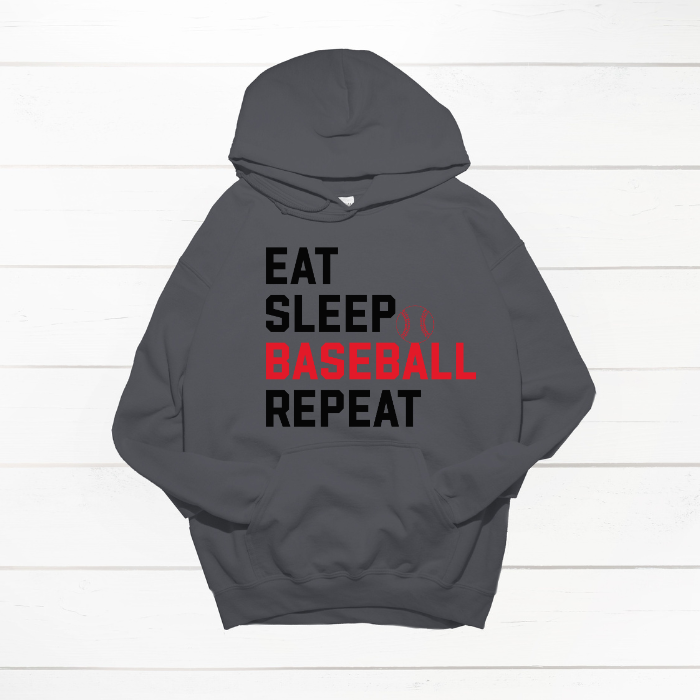 EAT SLEEP BASEBALL REPEAT Tee