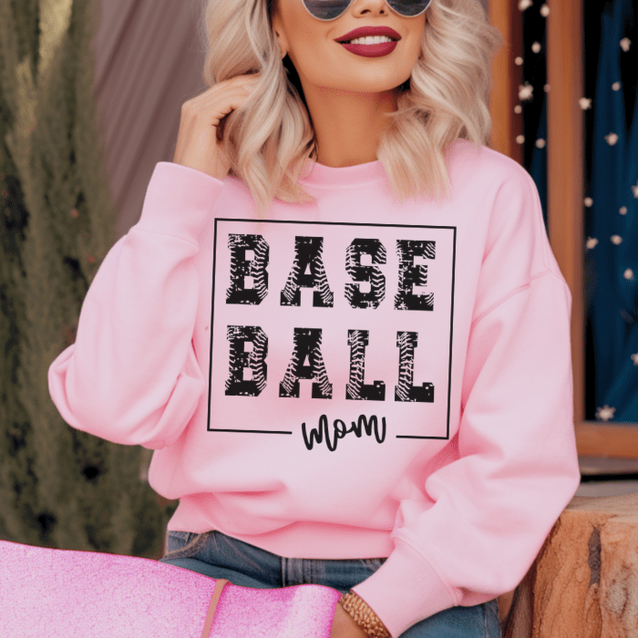 Baseball Mom Graphic Top