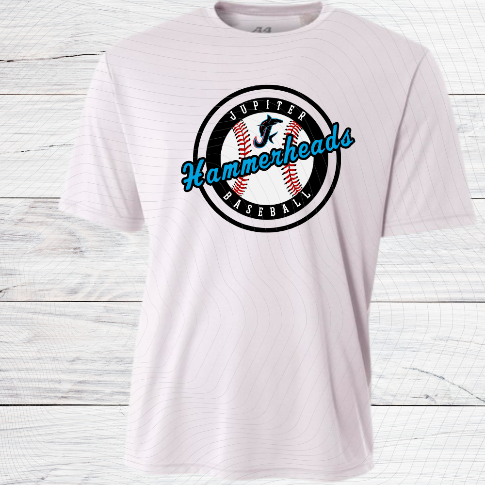 Hammerheads-C-WHITE- Short Sleeve/Long Sleeve Cotton and Dri Fit