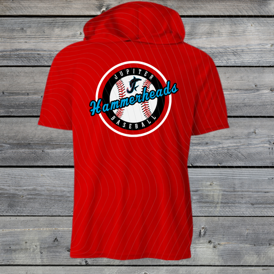 Jupiter Hammerheads Dri-Fit w/ Hood- Short & Long Sleeve- Design-C-RED