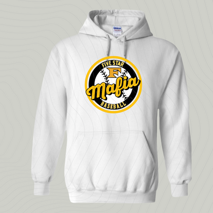 Design B-WHITE-Sweatshirt or Hoodie