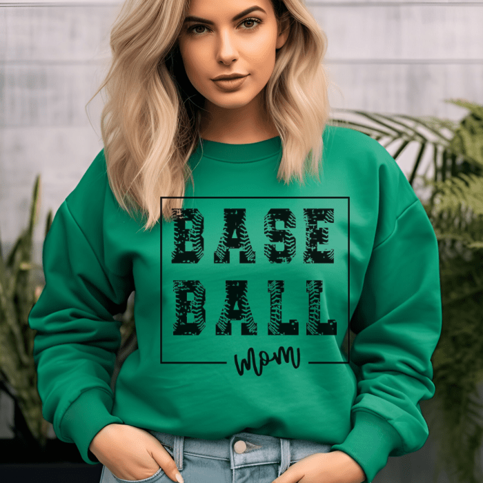 Baseball Mom Graphic Top