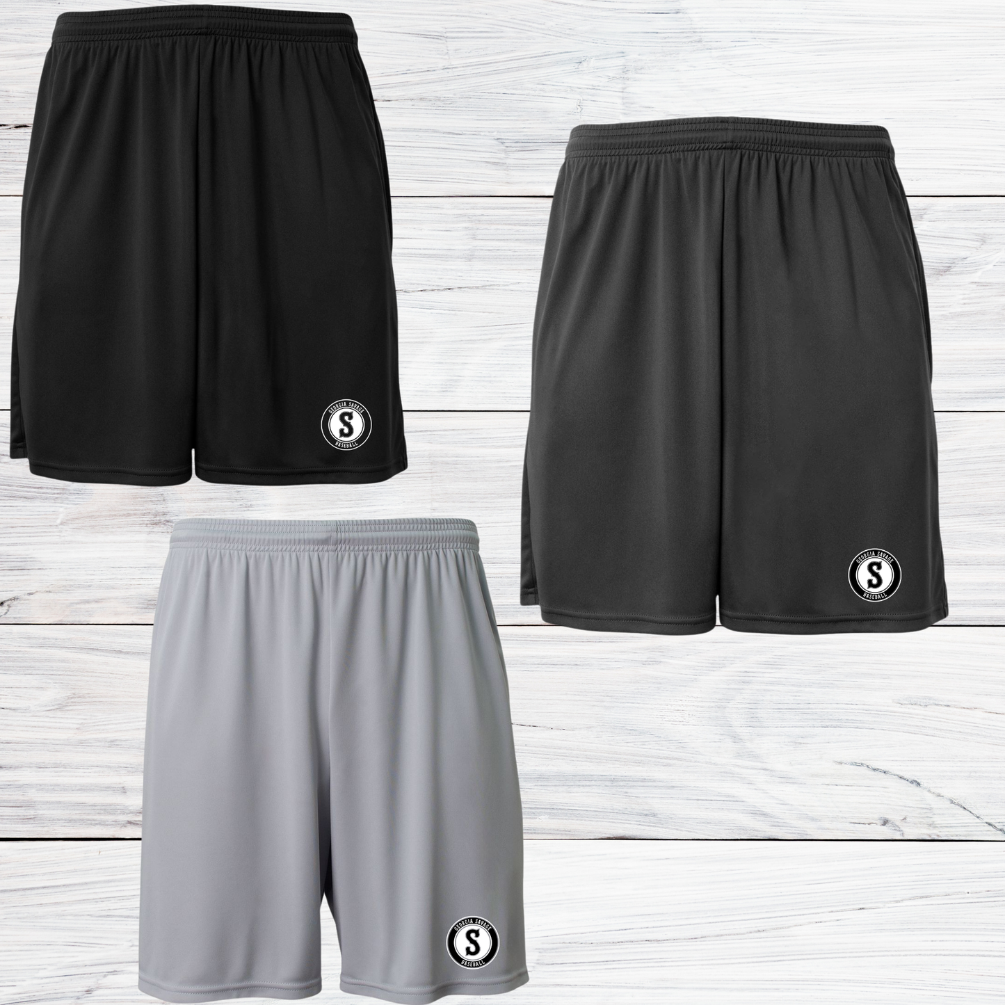 GA Savage 9u- Mens Shorts w/ Pockets 7" Inseam