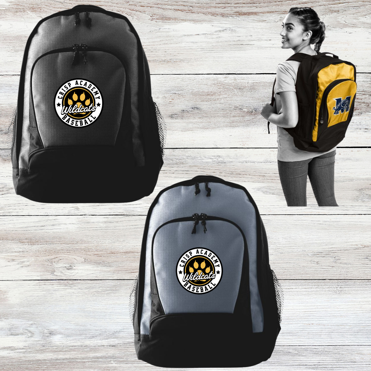 Crisp Academy Baseball- Ripstop Backpack